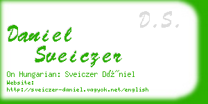 daniel sveiczer business card